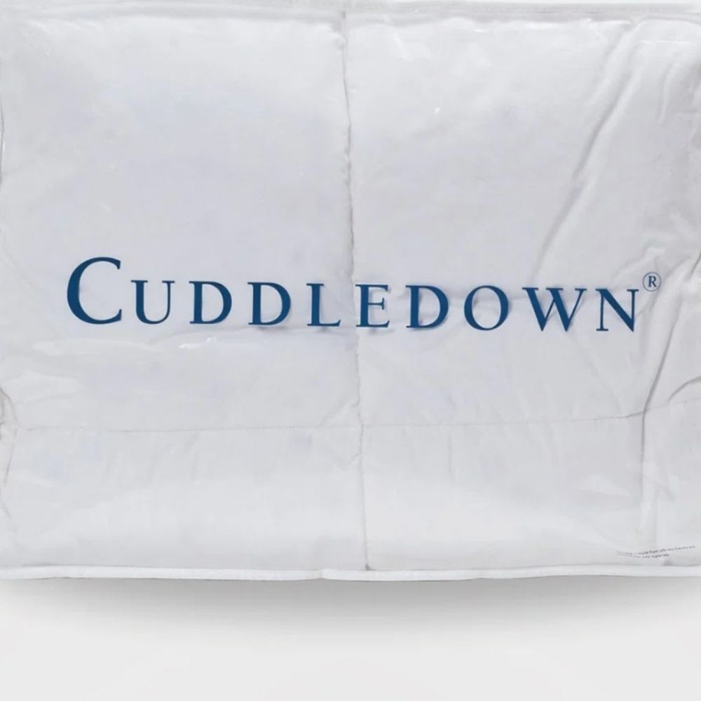 Cuddledown Luxury Damask Stripe Down Alternative King Comforter